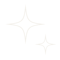 White background with a subtle sparkle line design.
